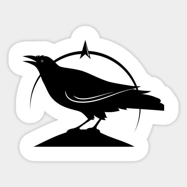 Raven Sticker by SWON Design